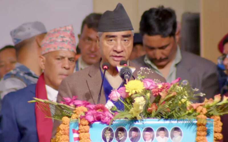 जनताको विश्वासलाई खण्डित गर्न नहुने नेपाली कांग्रेसका सभपति शेरबहादुर देउवाको भनाई