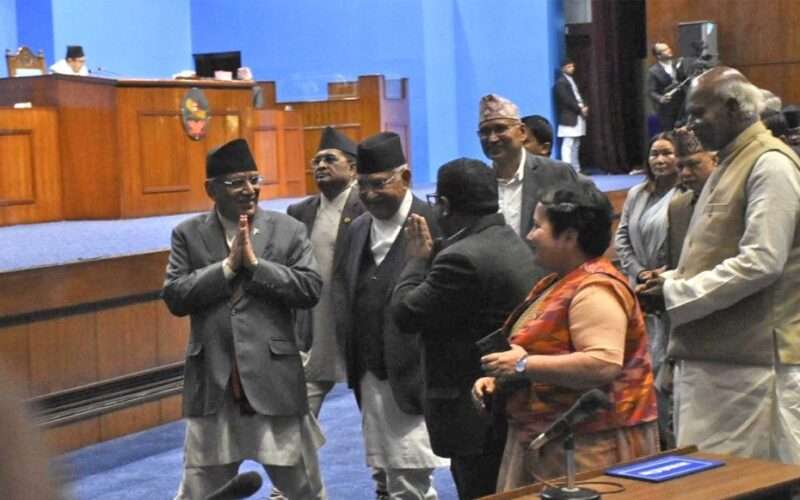 प्रधानमन्त्रीले संसदमा प्राप्त गरे १५७ जनाको विश्वासको मत