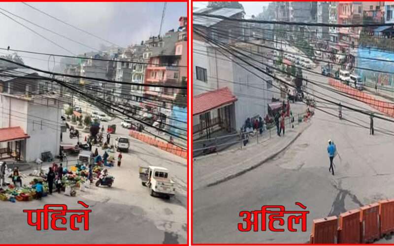 दोलखा सदरमुकामको चोकबाट सडक अतिक्रमण हटाइयो, दुर्घटनाको जोखिम न्यूनीकरणमा सहायता