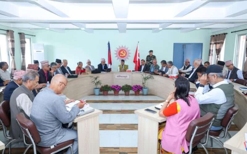 सुरु भयो नेकपा (एमाले) पोलिटब्युरोको चौथो बैठक