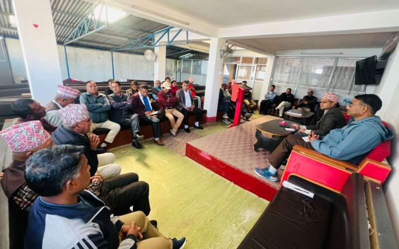 भीमेश्वर नगर कमिटी, नेकपा एमालेद्वारा तयारी बैठक सम्पन्न