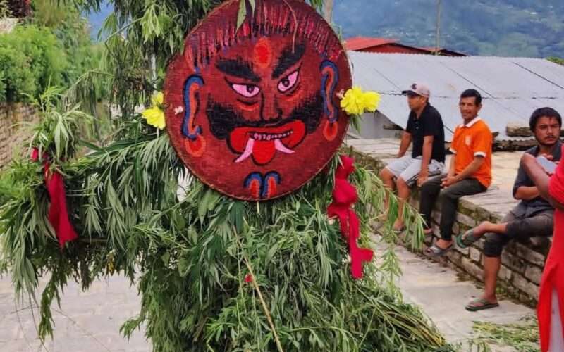 अभयपुर सहर दोलखामा परम्परागत घण्टाकर्ण (घठेमङ्गल) पर्व मनाइँदै
