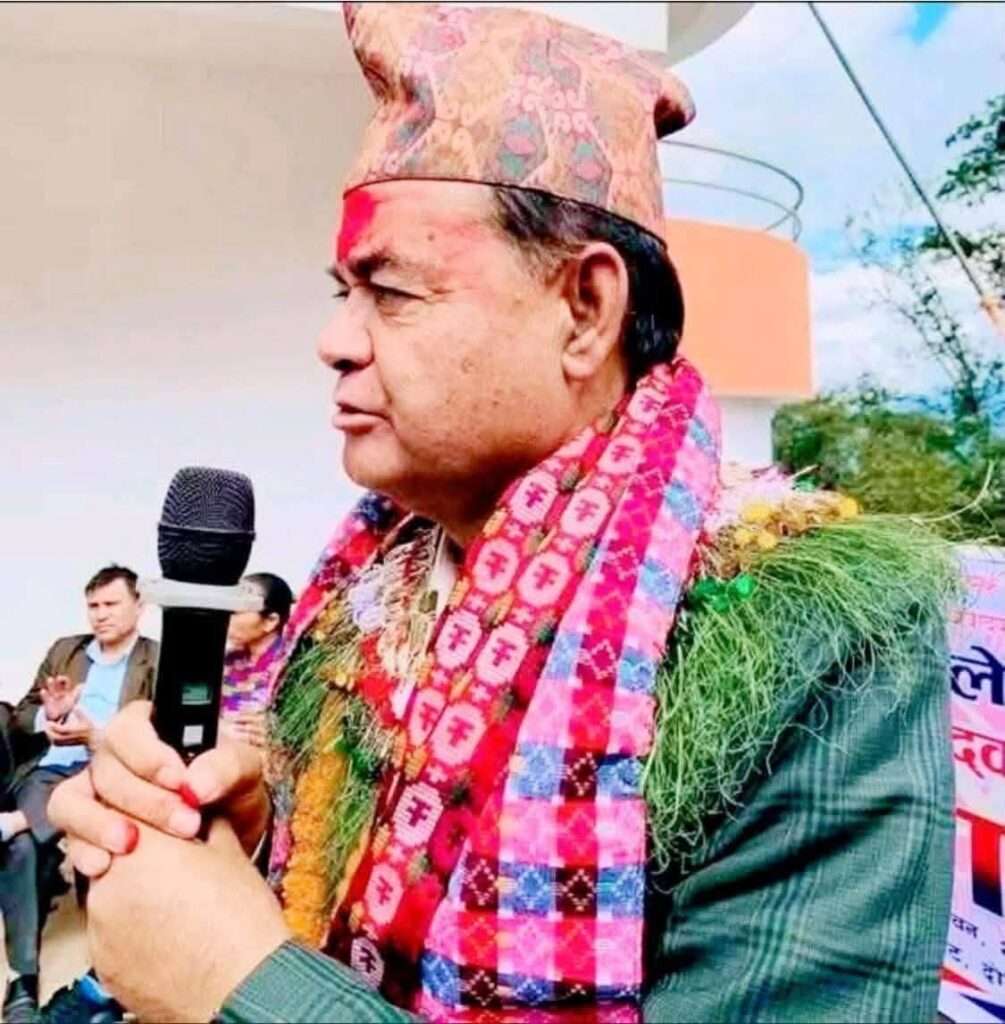 भौतिक पूर्वाधार विकास मन्त्रीमा भरत बहादुर केसी।