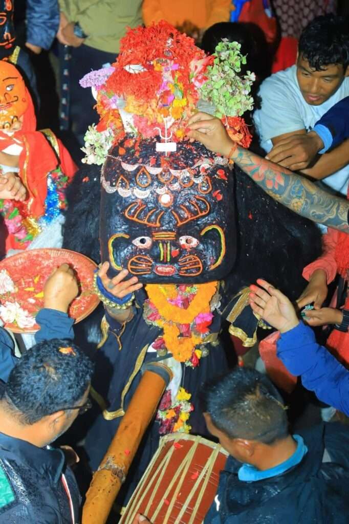 प्राचीन नगरी दोलखामा पाँचदिने भैरव–कुमारी जात्रा सुरु हुँदै।